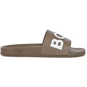 BOSS Bay_it_Slid_rblg slippers voor heren, Dark Green308, 44 EU