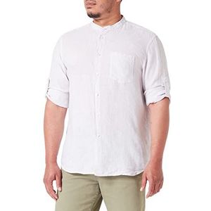 United Colors of Benetton Shirt 5BKU5QL08, wit gestreept, 936, XL heren, wit, gestreept, 936, XL