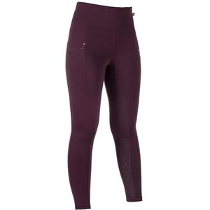 HKM Cosy II Style siliconen volledige zitting Paardrijlegging voor kinderen Wijnrood 122