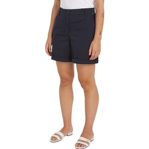 Tommy Hilfiger Dames CO Blend GMD Chino Short Desert Sky 46, woestijn hemel, 72 NL