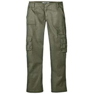 Dickies Dames Relaxed Fit Straight Leg Cargo Pant, Rinsed Grape Leaf Green, 44