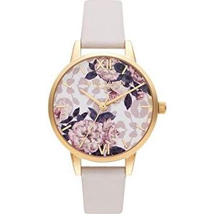 Olivia Burton Analoog Japans kwartshorloge voor dames met kunststof armband OB16LP02