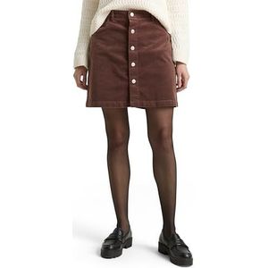 TOM TAILOR Denim Minirok voor dames, 38824 - Soft Chocolate Brown, XXL