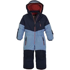 first instinct by killtec Kinderskioverall/sneeuwpak met capuchon, waterdicht FISW 32 MNS ONPC, licht denim, 122, 39909-000, Helder denim, 122/128 cm