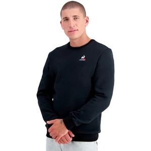 Le Coq Sportif Uniseks sweatshirt, Zwart, XXL