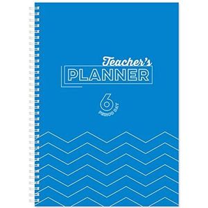Silvine A4 Teacher's Academic Planner met Duurzame Hardcover Covers en 204 x6 Period Planner Pagina's, Blauw