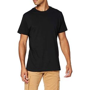 Build Your Brand T-shirt met ronde hals voor heren, zwart, M
