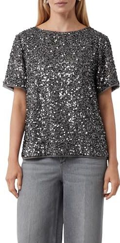 COMMA Blouse  antraciet