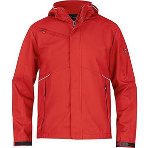 Texstar FJ80 heren 3L softshell jas, maat 4XL, rood