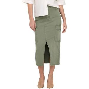 ONLY Vrouwelijke kokerrok hoge taille lange rok, Kalamata, L