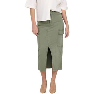 ONLY Onllola Cargo Long Slit Skirt PNT Noos Cargorock voor dames, Kalamata, M