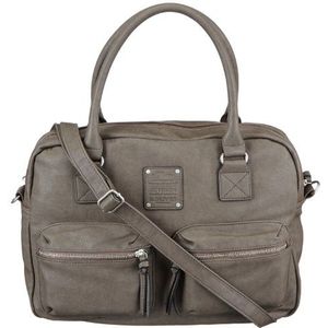 s.Oliver (Bags Casual Patch 39.308.94.6984, Dames Shopper 38x30x12 cm (B x H x D), grijs 8625