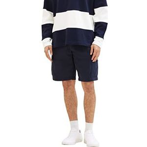 TOM TAILOR Cargoshorts voor heren, relaxed fit, 10668 - Sky Captain Blue, 31