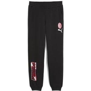 PUMA - FtblCulture - Joggingbroek - Zwart/Rood