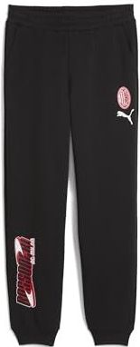 PUMA - FtblCulture - Joggingbroek - Zwart/Rood