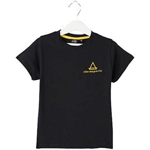 Eleven Paris T-shirt met korte mouwen GELV80703 S7 voor jongens, Zwart, 8 Jaren