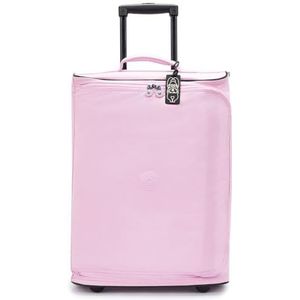 Kipling TEAGAN C Extra kleine duffeltas met wieltjes in cabineformaat, handbagage, Blooming Pink (Roze)