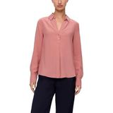 Blouse - Wijde Blouse - Effen - Viscose - Lange Mouw