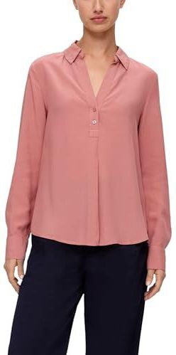 Blouse - Wijde Blouse - Effen - Viscose - Lange Mouw