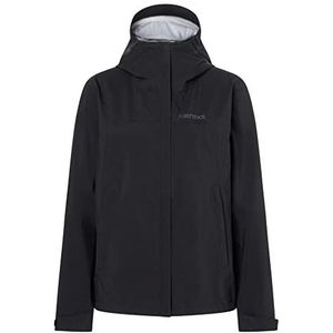 Marmot Dames Wm's PreCip Eco Pro Jacket, Waterdicht regenjack, winddichte regenjas, ademend; opvouwbaar hardshell windjack, ideaal voor wandel- en trektochten, Black, XS