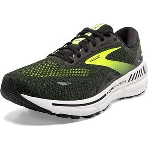 Brooks Adrenaline Gts 23 heren Hardloopschoen, Black Nightlife Ebony, 43 EU