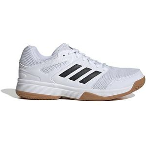 adidas Dames Speedcourt Women Indoor Shoes, ftwr white/core black/GUM10, 44 2/3 EU