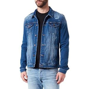 LTB Jeans Heren Santino jeansjack, Wayra Wash 53948, XL