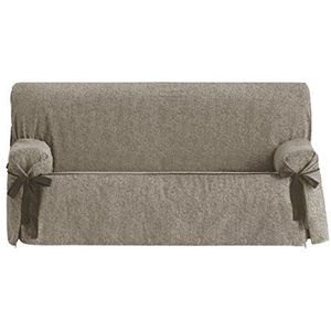 Eysa Dream niet elastisch met stropdas sofa sprei 3-zits, chenille, bruin (31-nerts), 70 x 110 x 230 cm, 1 eenheid