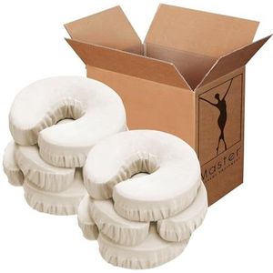 Master Massage Kussenslopen voor massagetafel, 6/Pack, wit