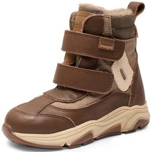 Bisgaard Uniseks instaplaarzen in groen combi, bruin, 24 EU