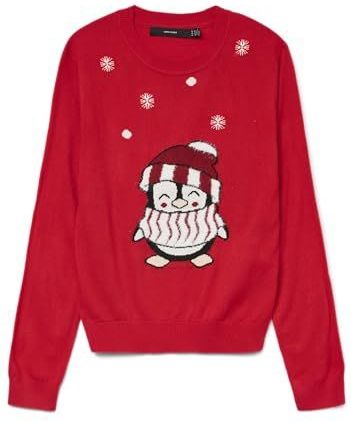 Vmcute - Gebreide Pullover - Kersttrui - O-hals - Lange Mouwen