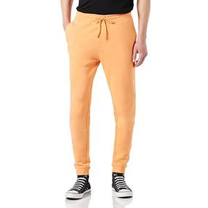 BOSS Heren Sestart joggingbroek van katoen-terry met logo-patch, Licht/Pastel Orange833, XL
