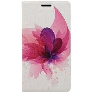 Tellur TLL112931 folie/hoes voor Samsung J7 LTE roze-bloem