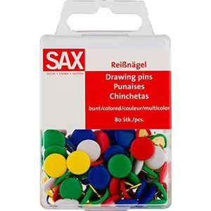 SAX Punaises | 80 stuks | kleurrijk