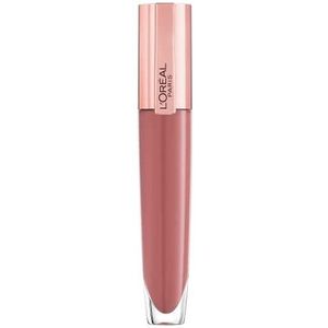 L'Oréal Paris Glanzende lipgloss voor maximaal volume, voedende werking, met hyaluronzuur en collageen-AS-fragmenten, Brilliant Signature Plump-in-Glo