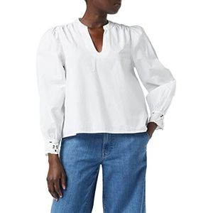 Peppercorn Dames Julianna Lace Blouse, 0001, wit, XXL