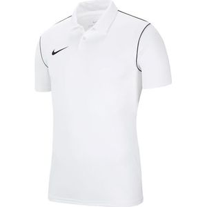 Nike Uniseks-Kind Short Sleeve Polo Y Nk Df Park20 Polo, Wit/Zwart/Zwart, BV6903-100, S