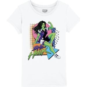 Marvel GISHEHUTS004 T-shirt, wit, 10 jaar, Wit, 10 Jaar