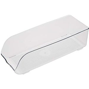 Mondex pls271 – 00 opbergdoos koelkast voor drankblikjes kunststof transparant 35 x 14 x 10 cm