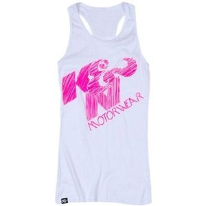 K en N 88-7038-S Tank Top Rommelig - Wit