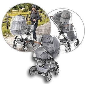 Regenbescherming voor kinderwagen, babyschaal, buggy en sportwagen van reer Regenbescherming voor kinderwagens. Eén maat Regenschutz für Kinderwagen