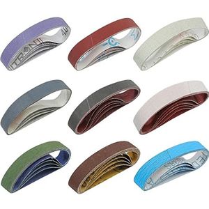 45 Stks 3/4 ""x 12"" Vervangende slijpriem voor messenslijper Ken Onion Edition (WSKTS-KO), schuren riem kit voor werk scherp mes en gereedschap slijper, 80/120/240/400/600/800/1000/2500/5000 grits