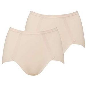 Maidenform Control Onderbroek voor dames (2 stuks), Roze (Nude), XXL