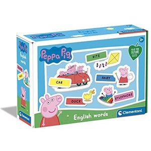 Clementoni Klassieke Educatieve Spellen - Peppa Pig - Eerste Engelse Woordjes, Educatief Spel, 3-6 jaar - 16352