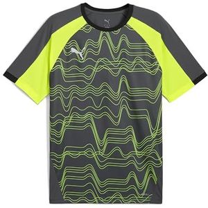 PUMA - IndividualLIGA Voetbalshirt - Grijs/Geel - 100% Gerecycled Materiaal