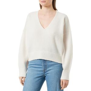 BOSS C_fakalu Gebreide sweater voor dames, Open White118, M