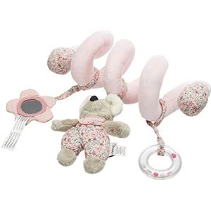 Sterntaler 6612001 Speelgoedspiraal, Muis Mabel, Inclusief rammelaar, Leeftijd: Voor baby's vanaf de geboorte, roze/meerkleurig