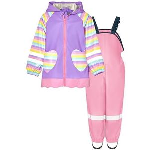 Playshoes Tweedelig regenpak, modderpak, waterdicht, Eenhoorn roze, 116