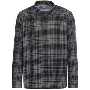 camel active Shirt met lange mouwen, Rock Grey, M