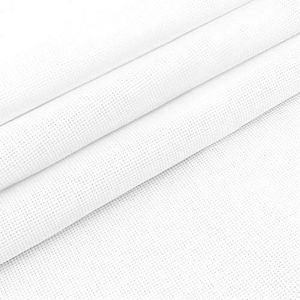 Handi Stitch Witte Kruissteek Stof (18 Count) – 1 x 1,5m – Klassiek Reserveer Aida Katoen Doek – Grote Maat Linnen Voor Naaldwerk, Machine Borduren, DIY Hobby & Matten Stans